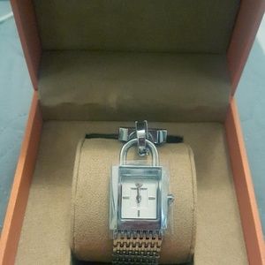 Tory Burch Surrey Silver Watch